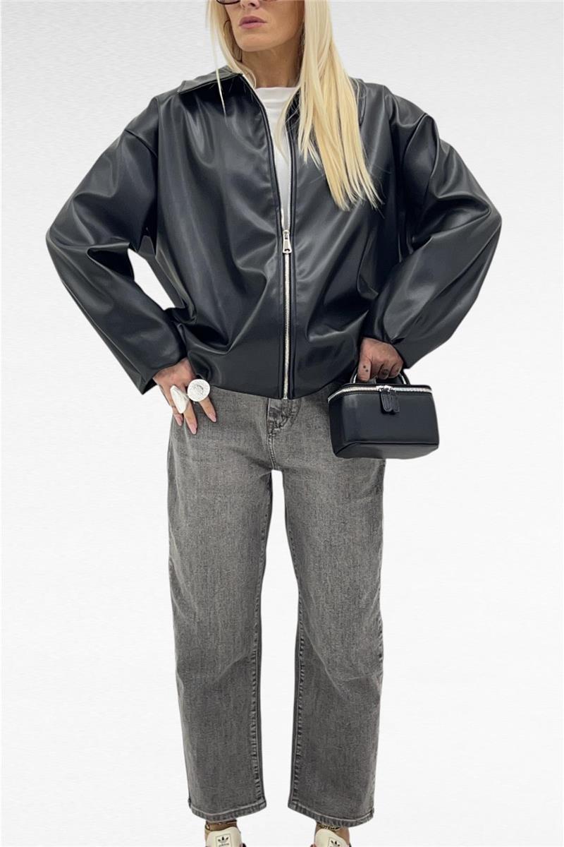 giubbotto simil pelle bomber